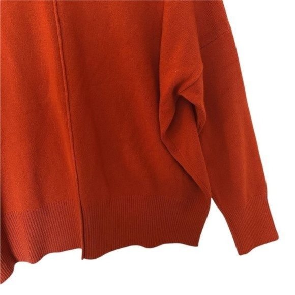 French Connection‎ Women's Sweater Orange Size Small S Pullover Crew - Picture 10 of 10